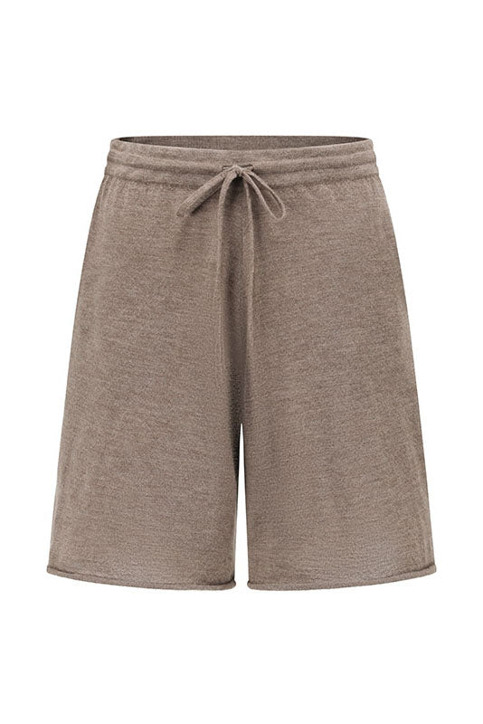 SWAYING 25 Early Autumn Cashmere Wide Leg Trousers SW-SW25PF3B10C2-KAQI Khaki SW25PF3B10